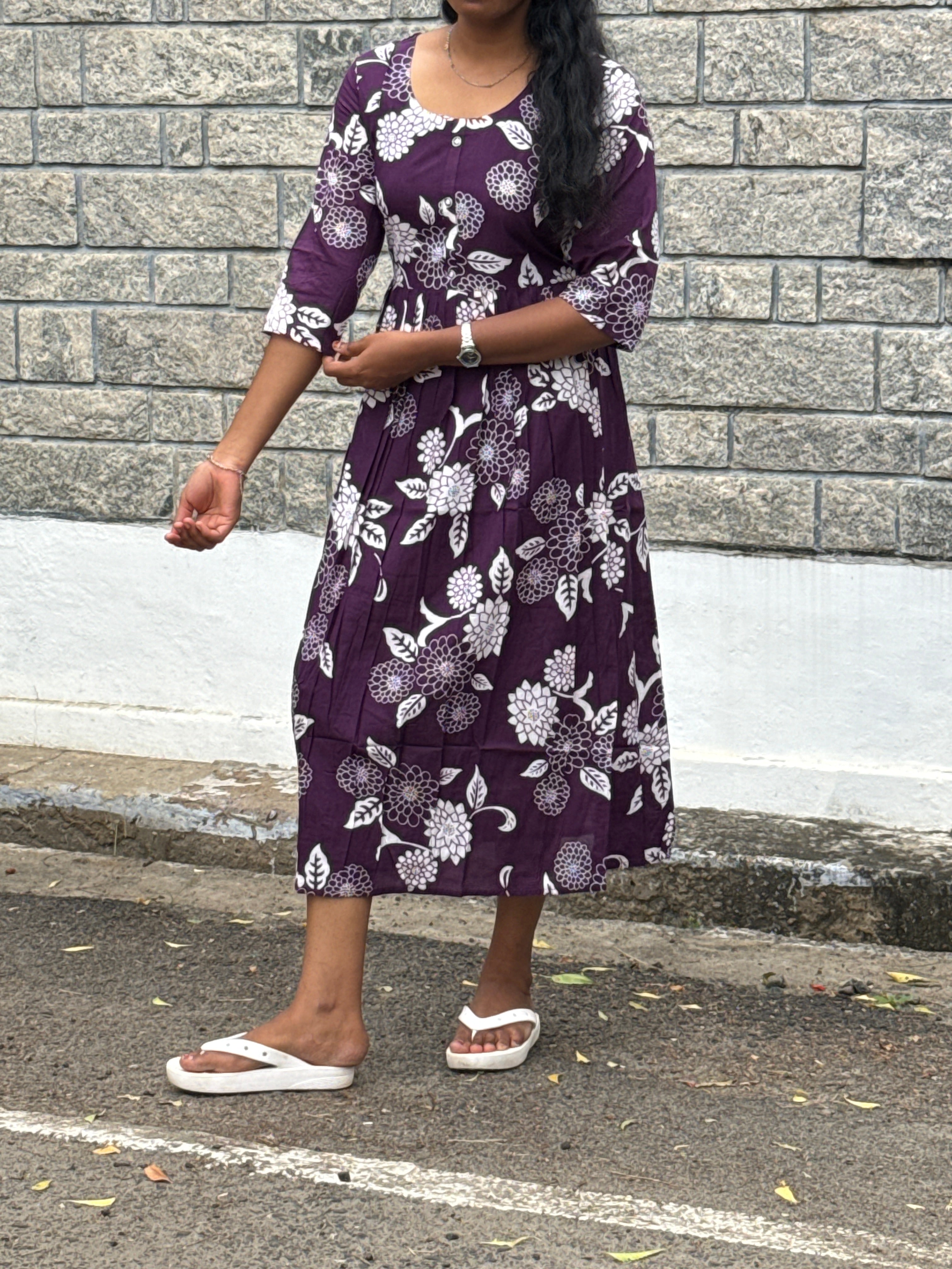 Floral Printed Cotton top