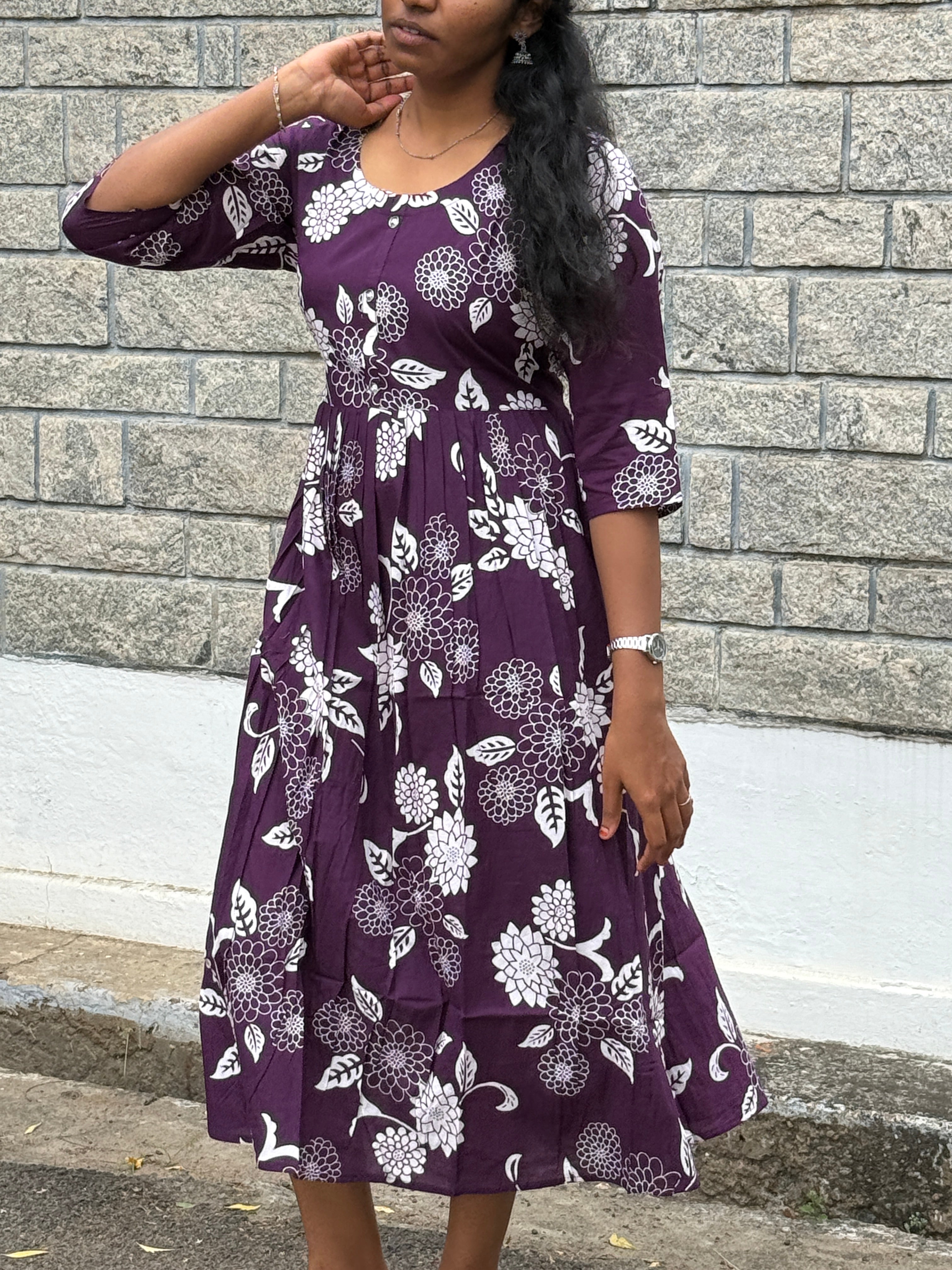 Floral Printed Cotton top